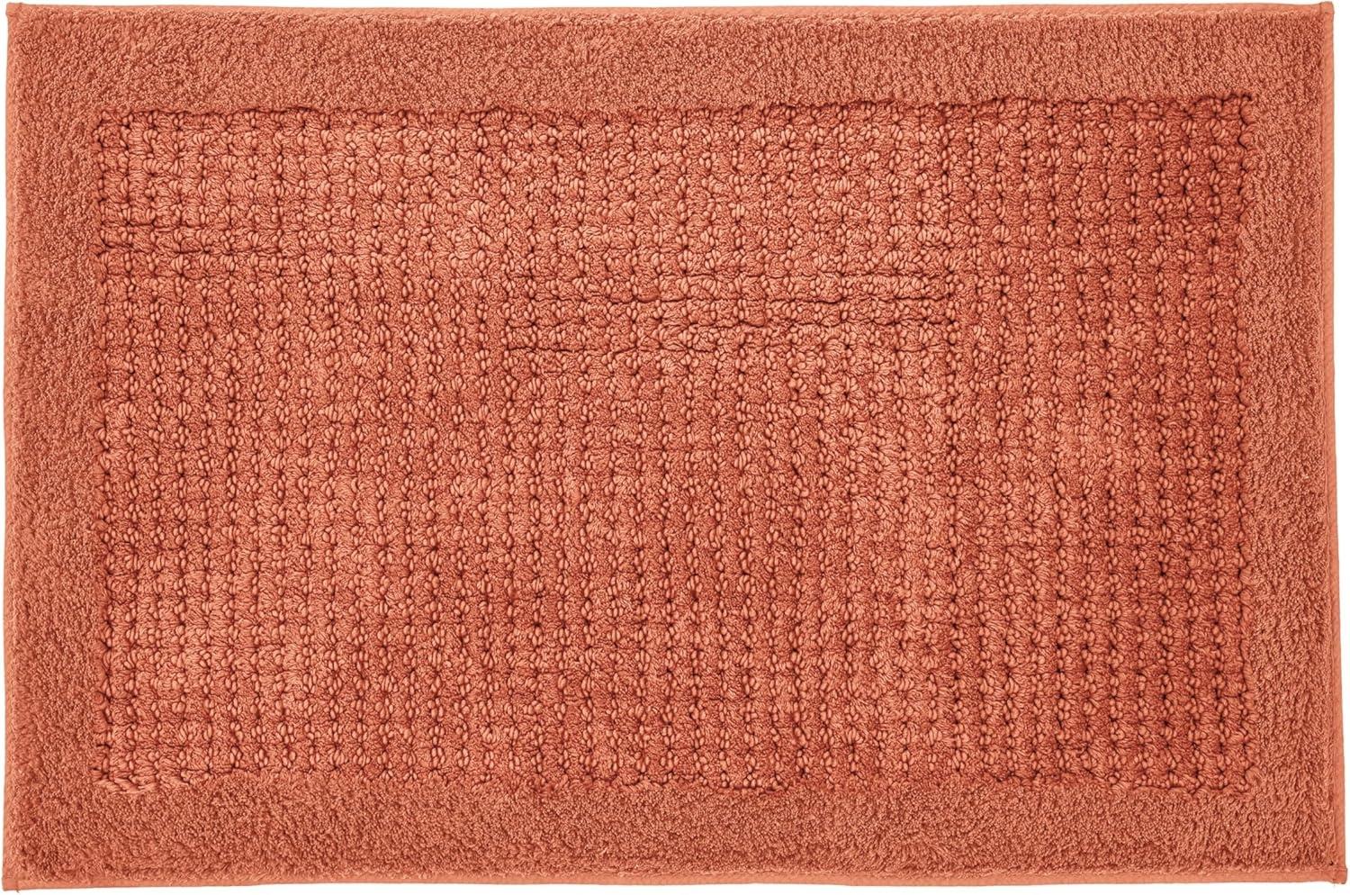 Kleine Wolke Badteppich Net | 60x90 cm | terracotta Bild 1