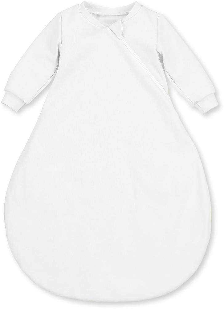 Sterntaler Leichter Schlafsack für Babys, Mit Ärmeln, Reißverschluss, Größe: 50, Weiß Bild 1
