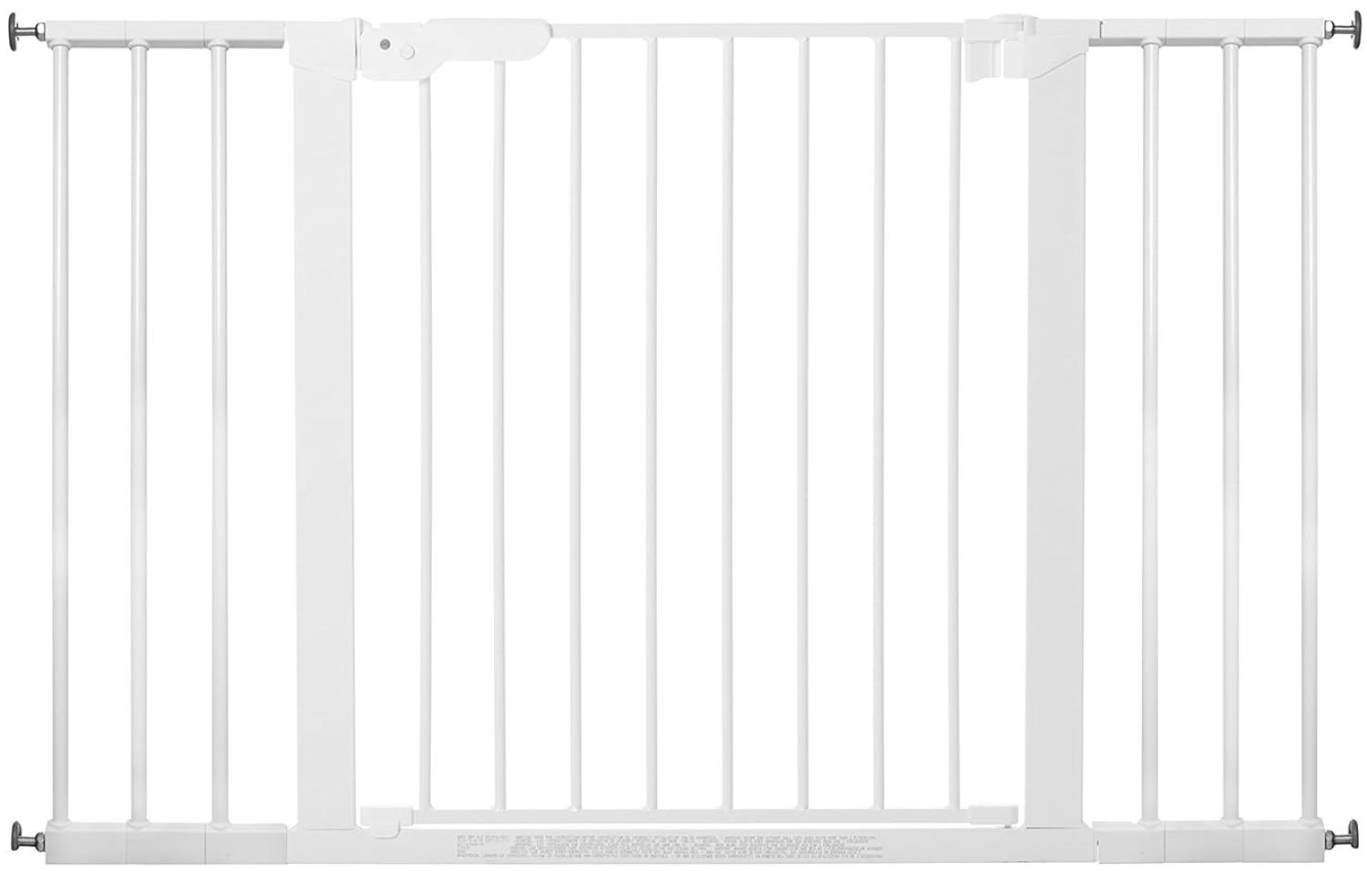 BabyDan Premier Türschutzgitter zum Klemmen, 112 - 119,3 cm – hergestellt in Dänemark und vom TÜV geprüft, Farbe: Weiß Bild 1