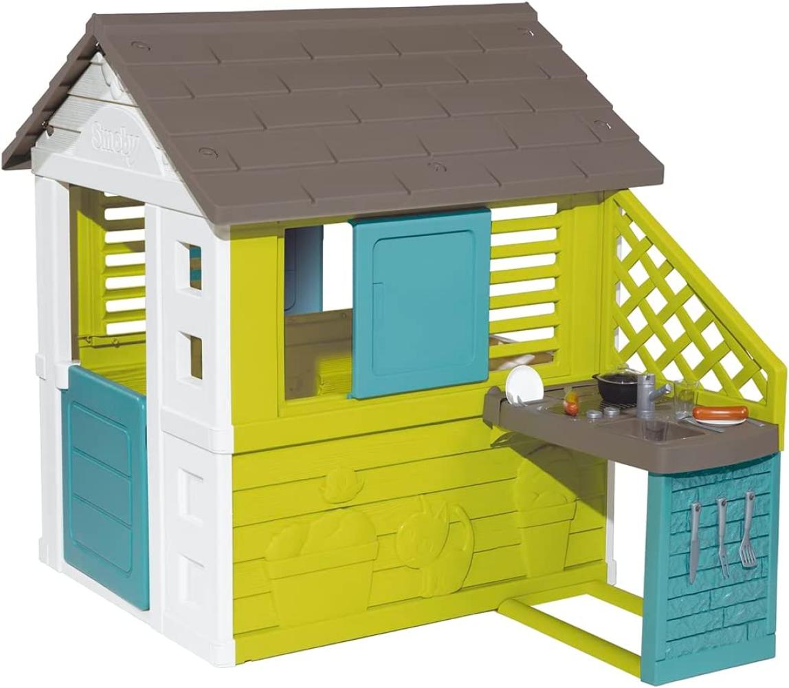 Smoby 'Pretty Spielhaus mit Sommerküche, ab 2 Jahren, 145 x 127 x 110 cm Bild 1