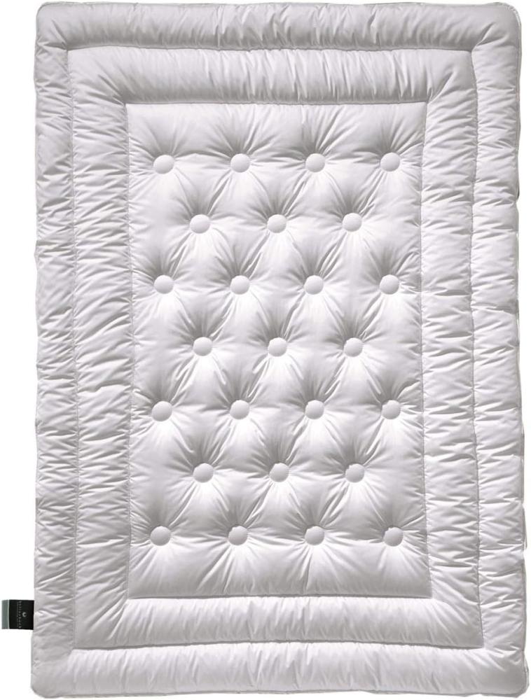 billerbeck Schurwoll Bettdecke Meisterklasse 155 x 220 cm, Wärmestufe extra Warm, feuchtigkeitsregulierende Natur Bettdecke Bild 1