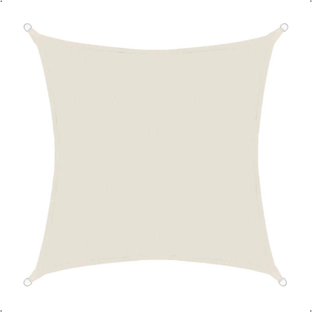 Anndora Sonnensegel 6x36 - cream quadratisch HDPE Bild 1
