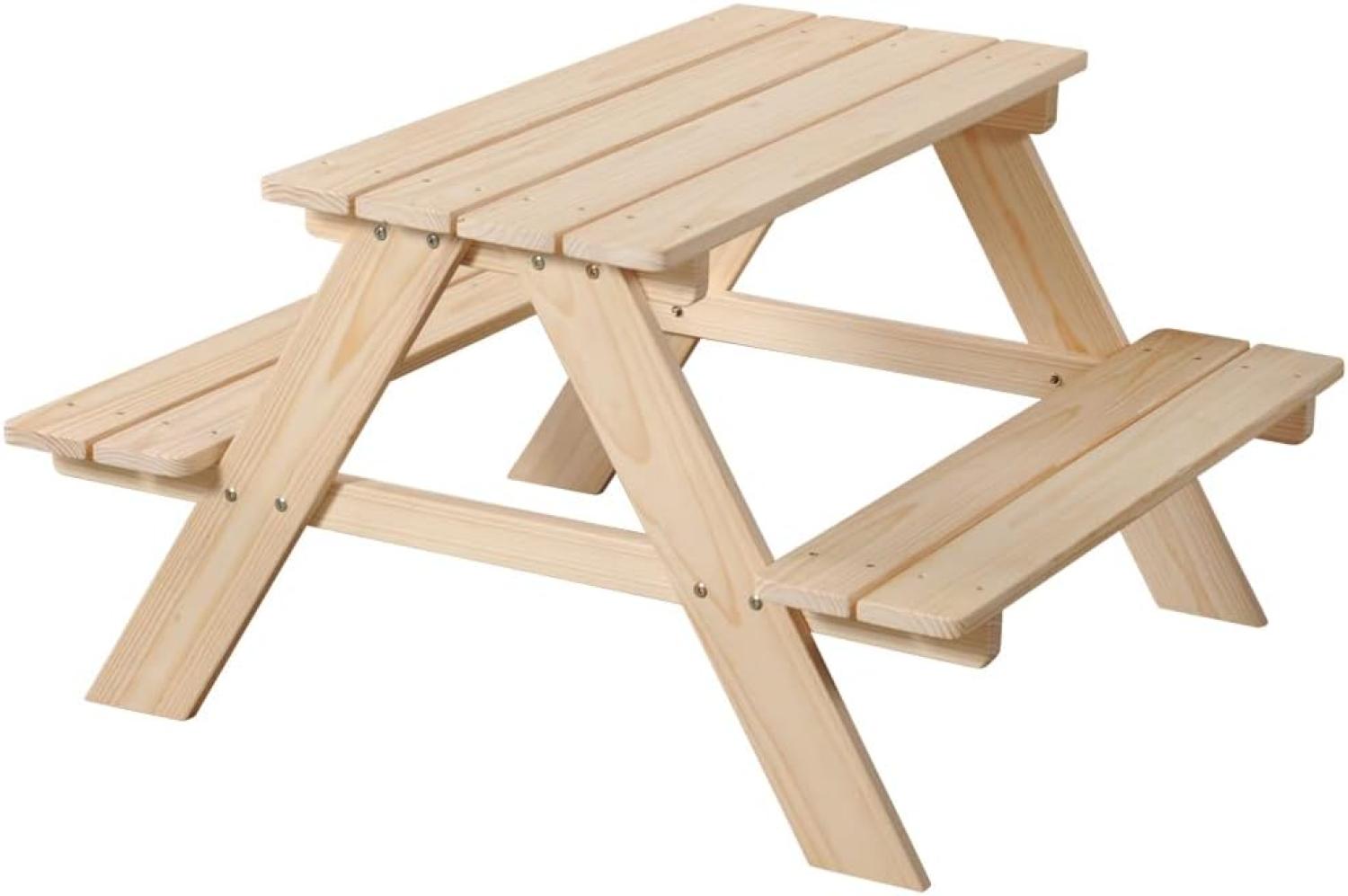 Picknick-Tisch für Kinder, Kiefernholz, H. 50 cm, Kesper Bild 1