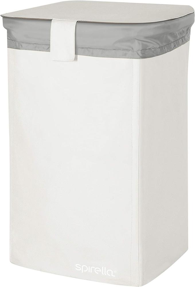 Spirella Wäschekorb Wäschesammler Wäschesack "Classic L" mit herausnehmbarem Wäschesack - 50 Liter - Weiß Bild 1