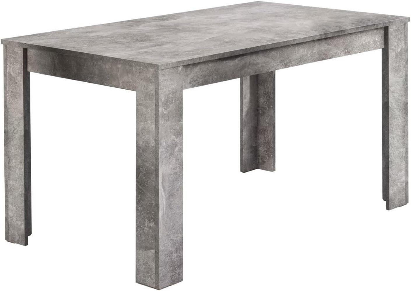 Homexperts Tisch, Beton-Optik, 140 x 80 cm Bild 1
