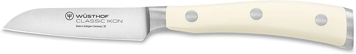 Wüsthof Gemüsemesser, Classic Ikon Crème (1040433208), 8 cm Klinge, hochwertiges Design-Messer, Edelstahl, extrem scharfes Küchenmesser, weißer Griff Bild 1