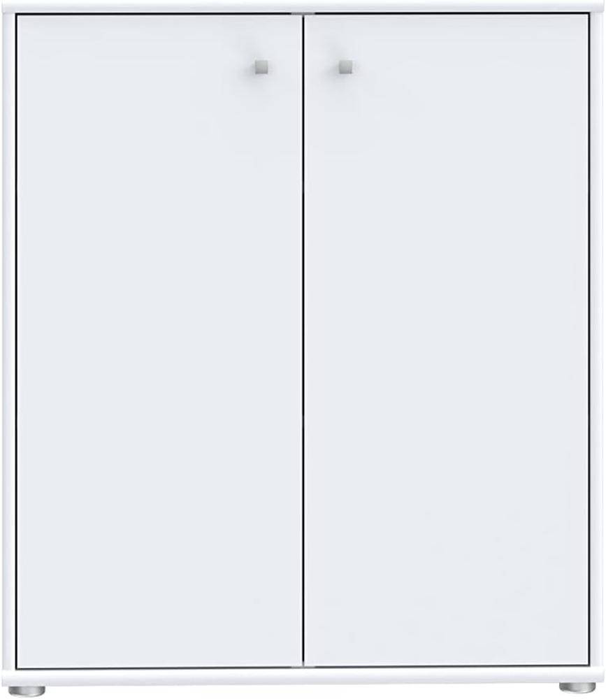'Tempra 2' Kommode, 85,5 x 34,8 x 73,7 cm, Weiß Bild 1