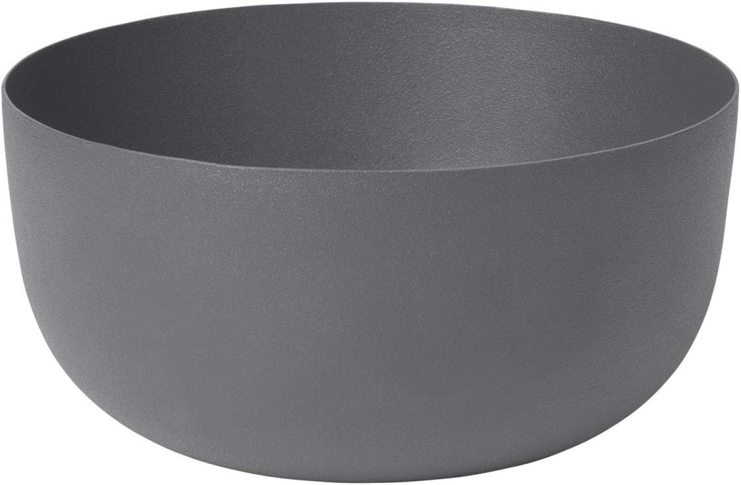 Blomus Schale REO large, Schüssel, Schälchen, pulverbeschichtet, Pewter, 15 cm, 66045 Bild 1