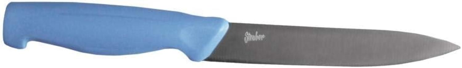 Steuber Allzweckmesser 23 cm mit scharfer Klinge, für Obst, Gemüse, Fleisch, Fisch, Allrounder Küchenmesser, blau Bild 1