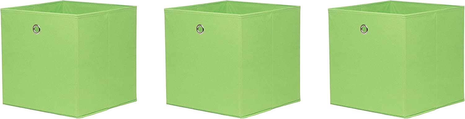Faltbox FLORI 1 Korb Regal Aufbewahrungsbox Box in grün Bild 1