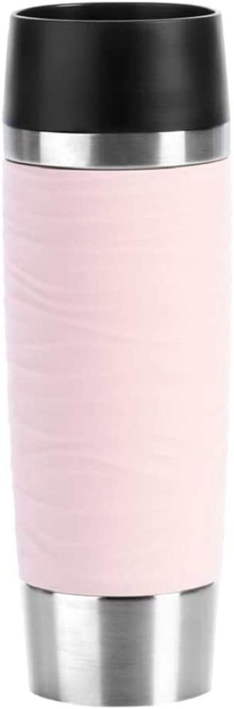 Emsa Isolierbecher Travel Mug Waves 0. 5 Liter rosa Bild 1