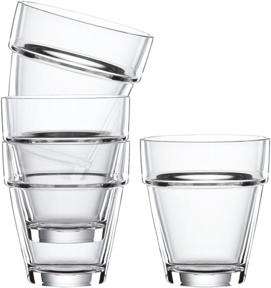 Spiegelau Bistro Becher M, 4 er Set, Wasserglas, Saftglas, Glas, Kristallglas, 200 ml, 2670149 Bild 1