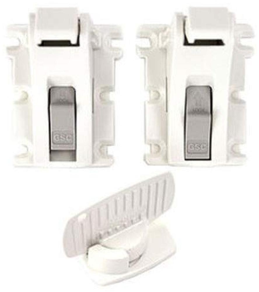 Jippie’s 83556 Magnetschloss Starterpaket, geeignet für 2 Schränke oder Schubladen, weiß Bild 1