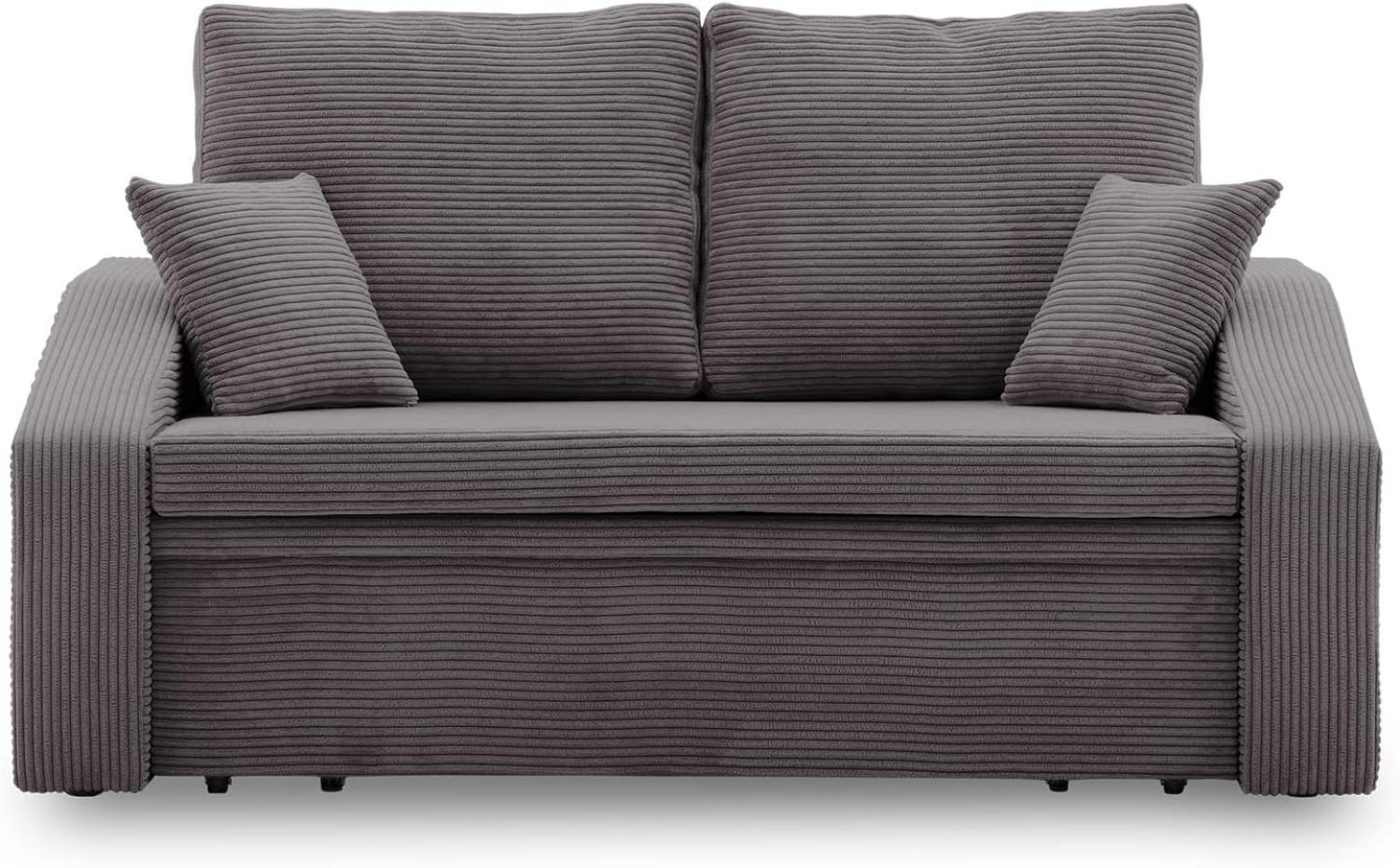 Sofa Dorma mit schlaffunktion, einfacher Aufbau, modernes Design, polstermöbel. Schlafcouch zum Wohnzimmer. Widerstandsfähiges, Minimalistisches Design (POSO 022) Bild 1