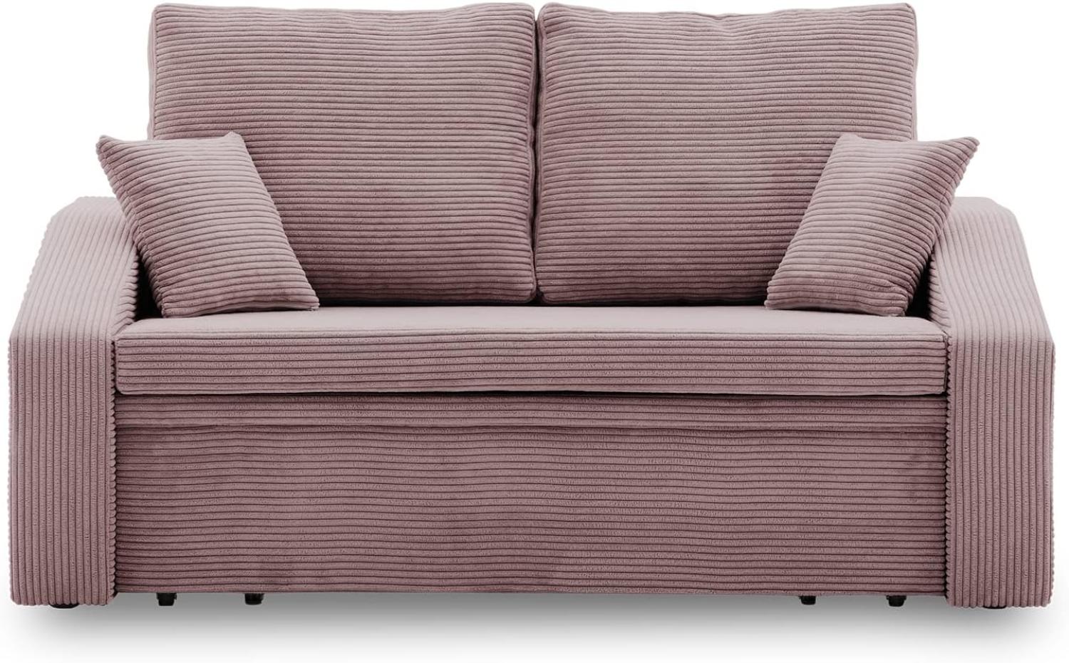 Sofa Dorma mit schlaffunktion, einfacher Aufbau, modernes Design, polstermöbel. Schlafcouch zum Wohnzimmer. Widerstandsfähiges, Minimalistisches Design (POSO 027) Bild 1