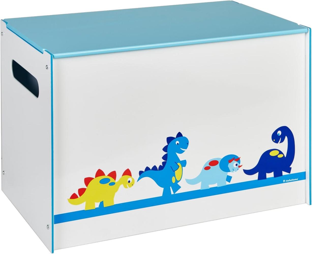 Worlds Apart 'Dinosaurier' Spielzeugkiste blau/weiß Bild 1