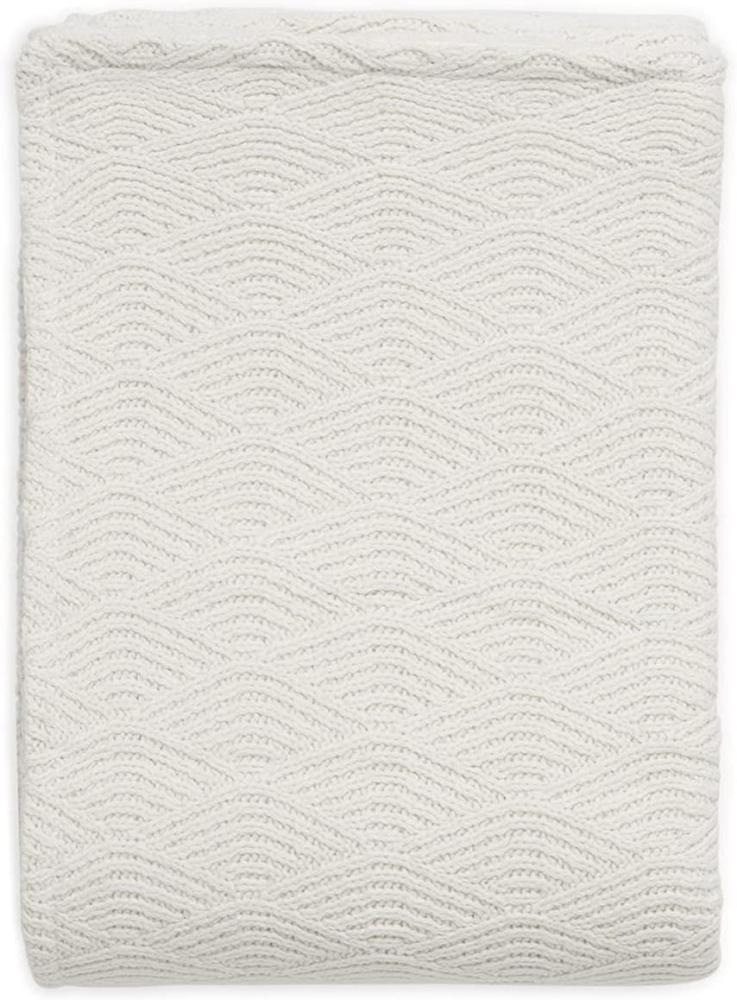 Jollein Babydecke River Knit Fleece 75 x 100 cm Cream White Bild 1