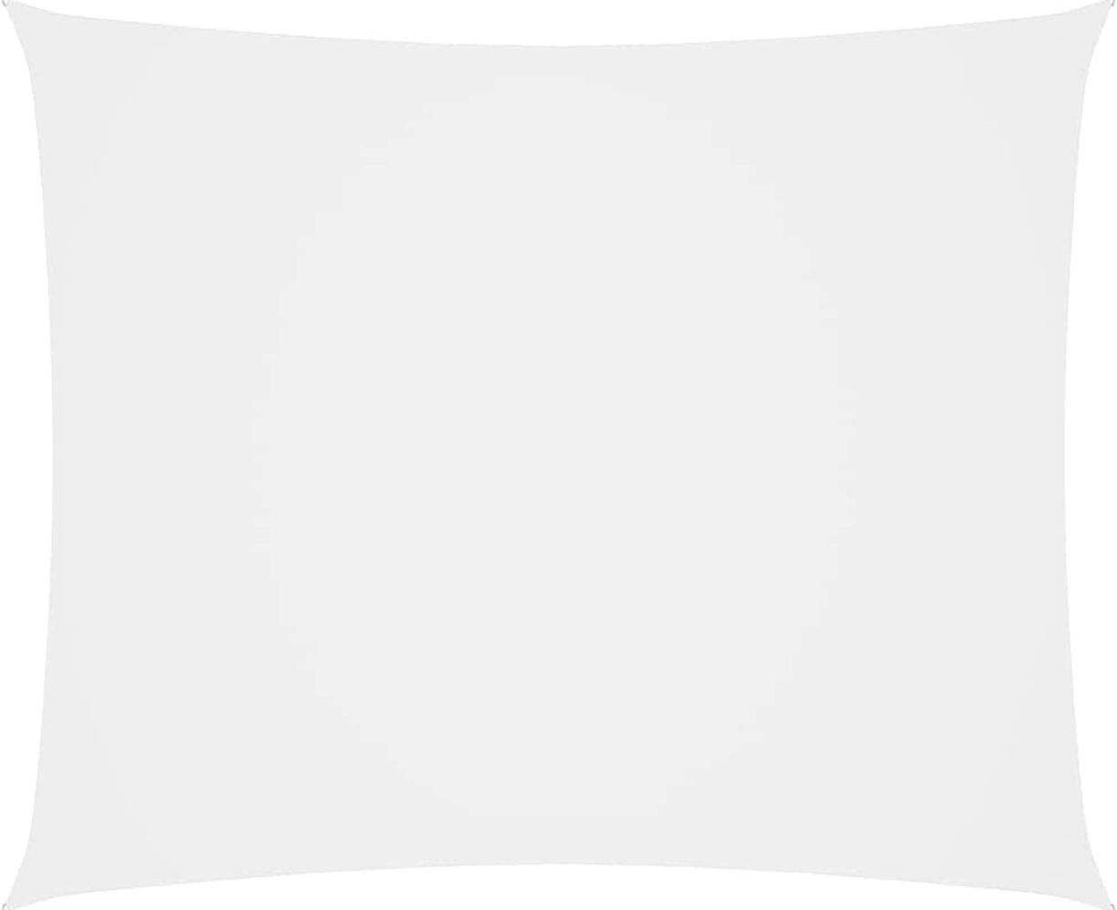 Sonnensegel Oxford-Gewebe Rechteckig 4x6 m Weiß Bild 1