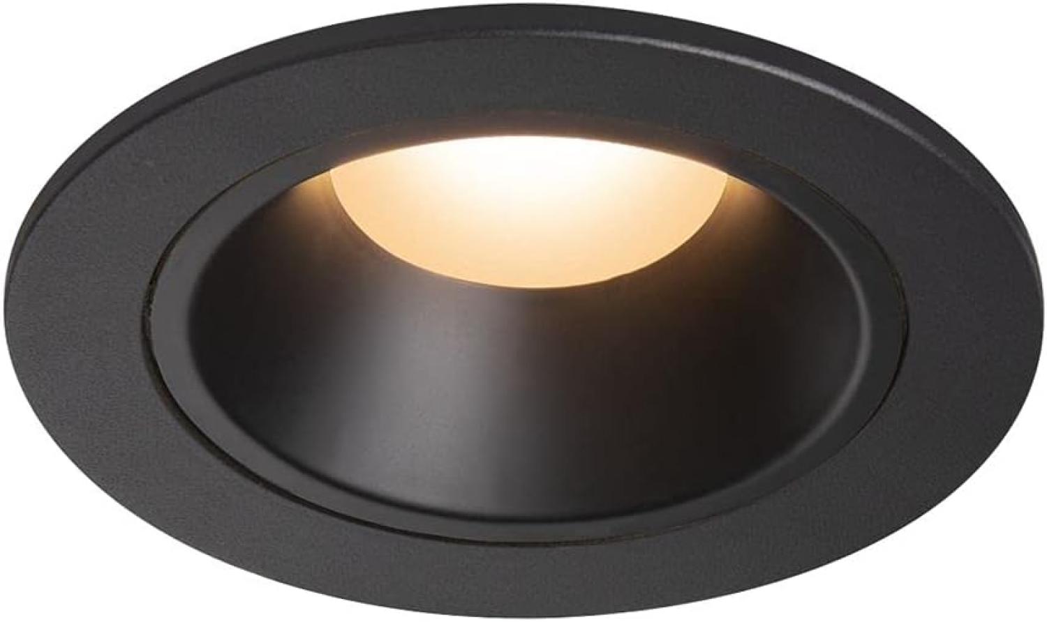 SLV 1003775 NUMINOS DL S LED Deckeneinbauleuchte schwarz schwarz 2700K 55° Bild 1