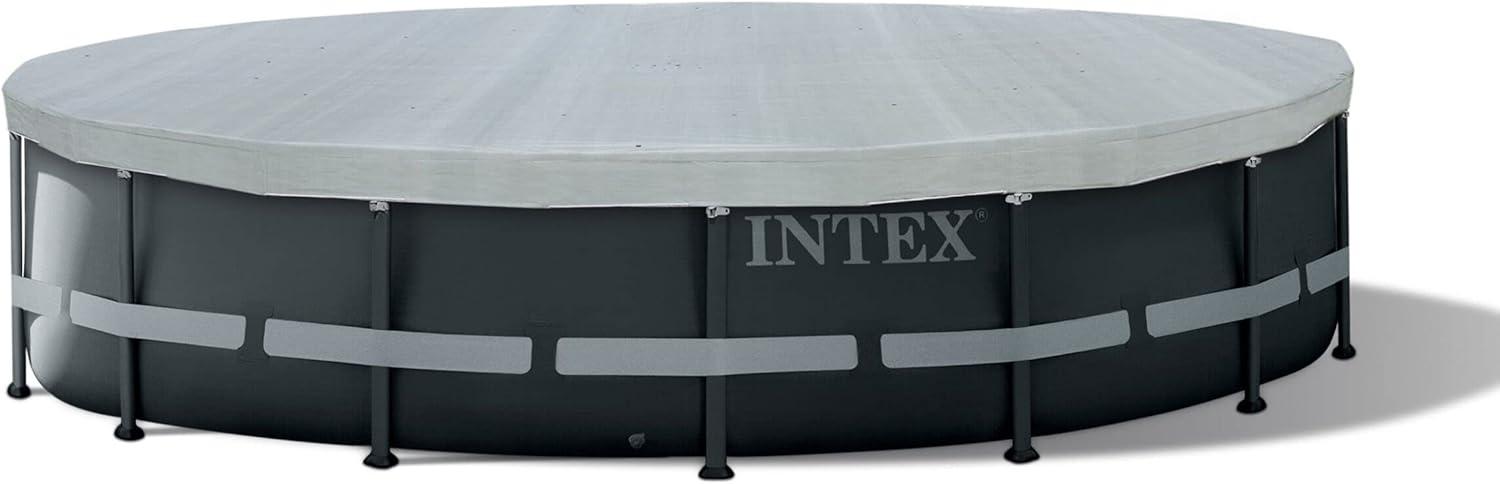 Intex Deluxe Pool Cover - Poolabdeckplane Deluxe - Ø 488 cm - Für Ultra Frame Pool Bild 1