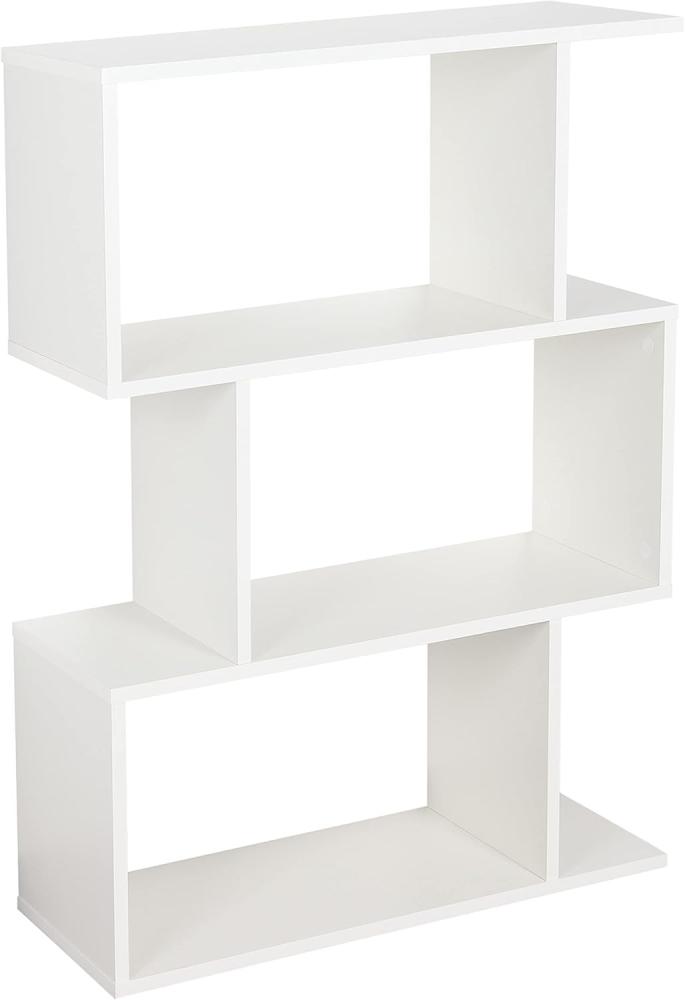 Standregal 97 x 70 x 25 cm weiß matt – Bücherregal Wandregal Wohnzimmer RICOO WM072-WM Bild 1