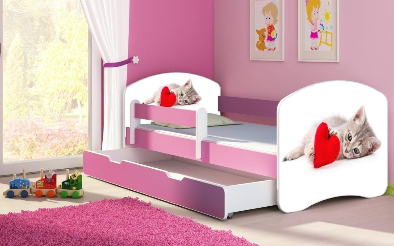 Kinderbett Dream mit verschiedenen Motiven 160x80 Cats Bild 1