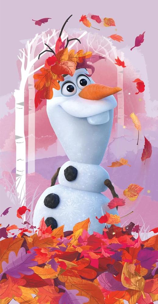 Strandtuch Disney Frozen 2 Die Eiskönigin 'Olaf' 75x150 Bild 1