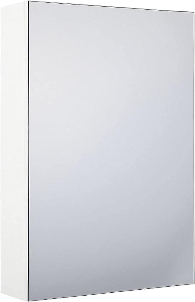 Bad Spiegelschrank weiß / silber 40 x 60 cm PRIMAVERA Bild 1