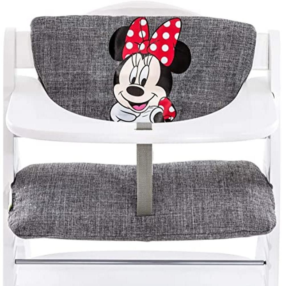 Hauck Hochstuhlauflage Luxe Minnie-Sitz-Kissen, grau Bild 1