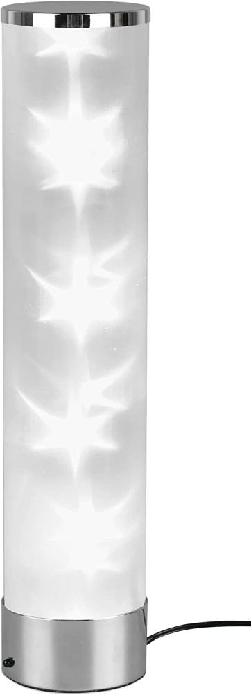 Reality Rico Tischleuchte LED Chrom, 1-flammig, Fernbedienung, Farbwechsler, 1,5W, 50lm, 3000K (R52811001) Bild 1