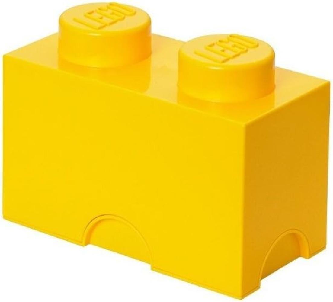 LEGO 'Storage Brick 2' Aufbewahrungsbox gelb Bild 1