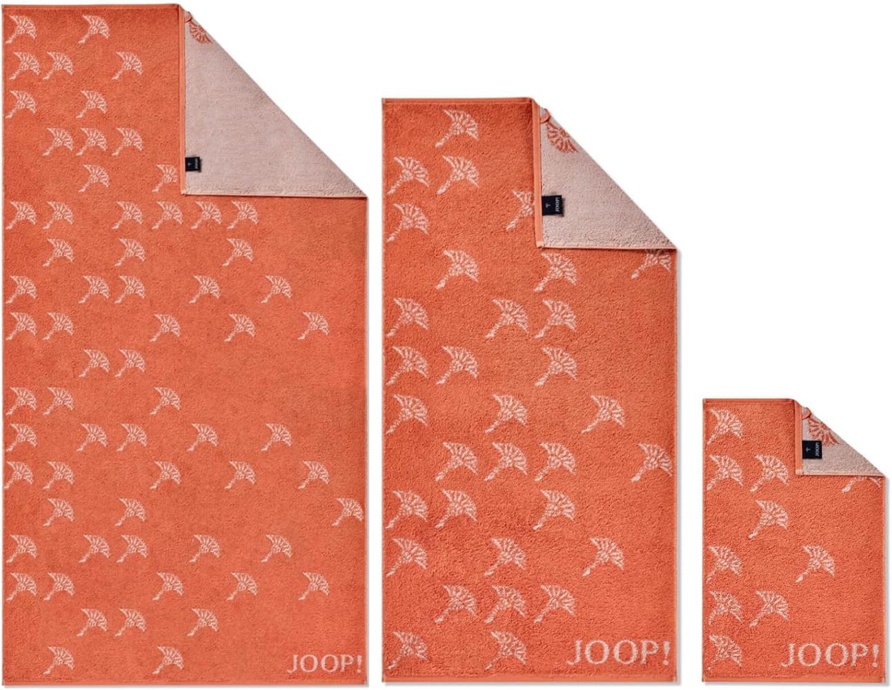 JOOP Frottier Handtücher Move Faded Cornflower | Handtuch 50x100 cm | apricot Bild 1