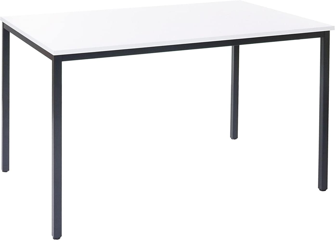 'Braila' Schreibtisch, weiß, MDF, 160x80 cm Bild 1
