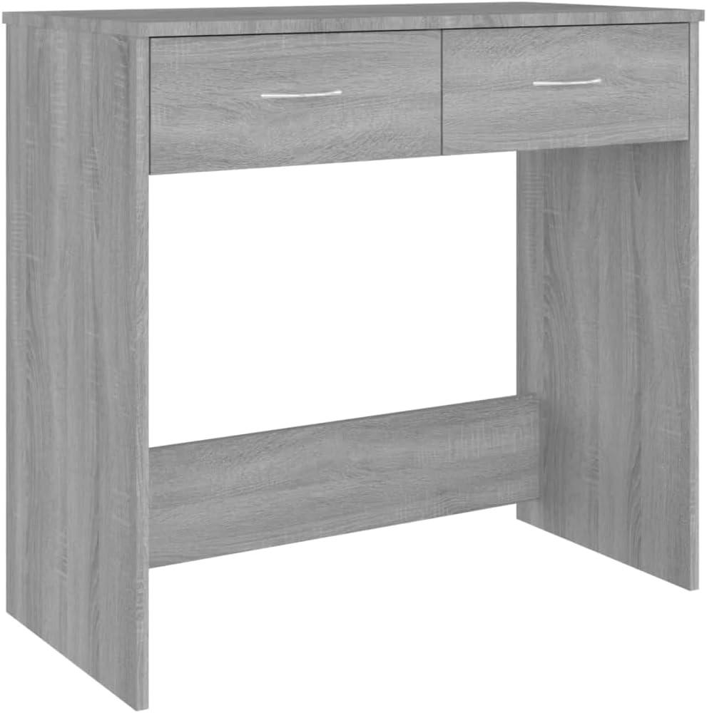 Schreibtisch Grau Sonoma 80x40x75 cm Holzwerkstoff Bild 1