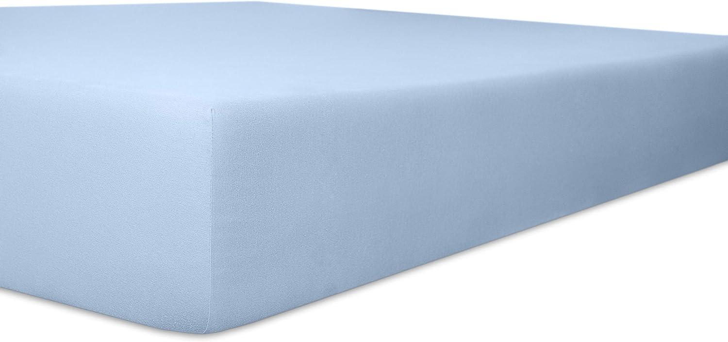 Spannbetttuch Vario-Stretch Q22 Größe: 90 cm-100 cm B x 210 cm-220 cm T, Farbe: Hellblau Bild 1