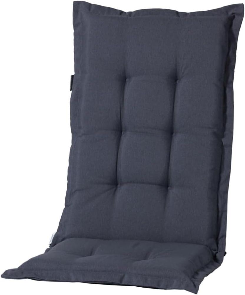 Panama grau, Auflage zu Sessel hoch 50% Baumwolle / 45% Polyester Bild 1