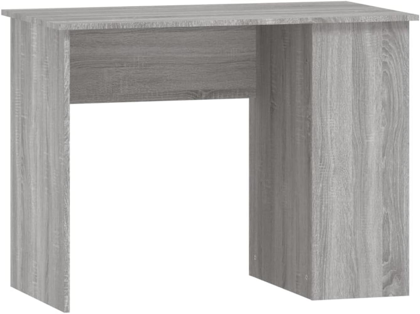 Schreibtisch Grau Sonoma 100x55x75 cm Holzwerkstoff Bild 1