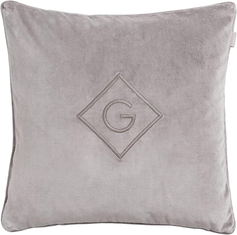 Gant Dekokissenhülle Velvet G | 50x50 cm | elephant-grey Bild 1