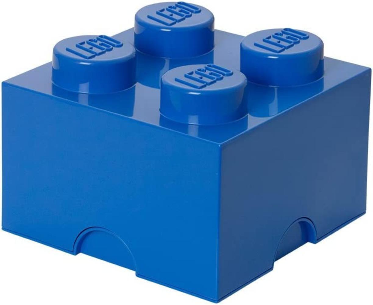 Lego 'Storage Brick 4' Aufbewahrungsbox blau Bild 1