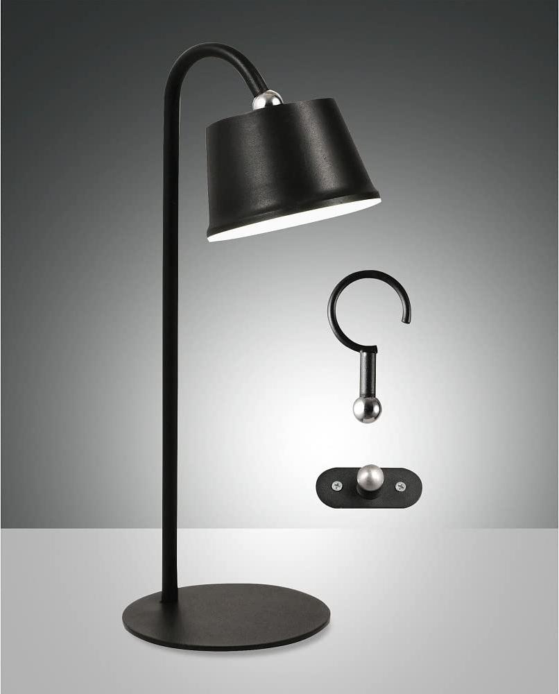 Fabas Luce 3741-30-130 LED Spot Akkuleuchten-Set Armanda schwarz dimmbar magnetisch Bild 1
