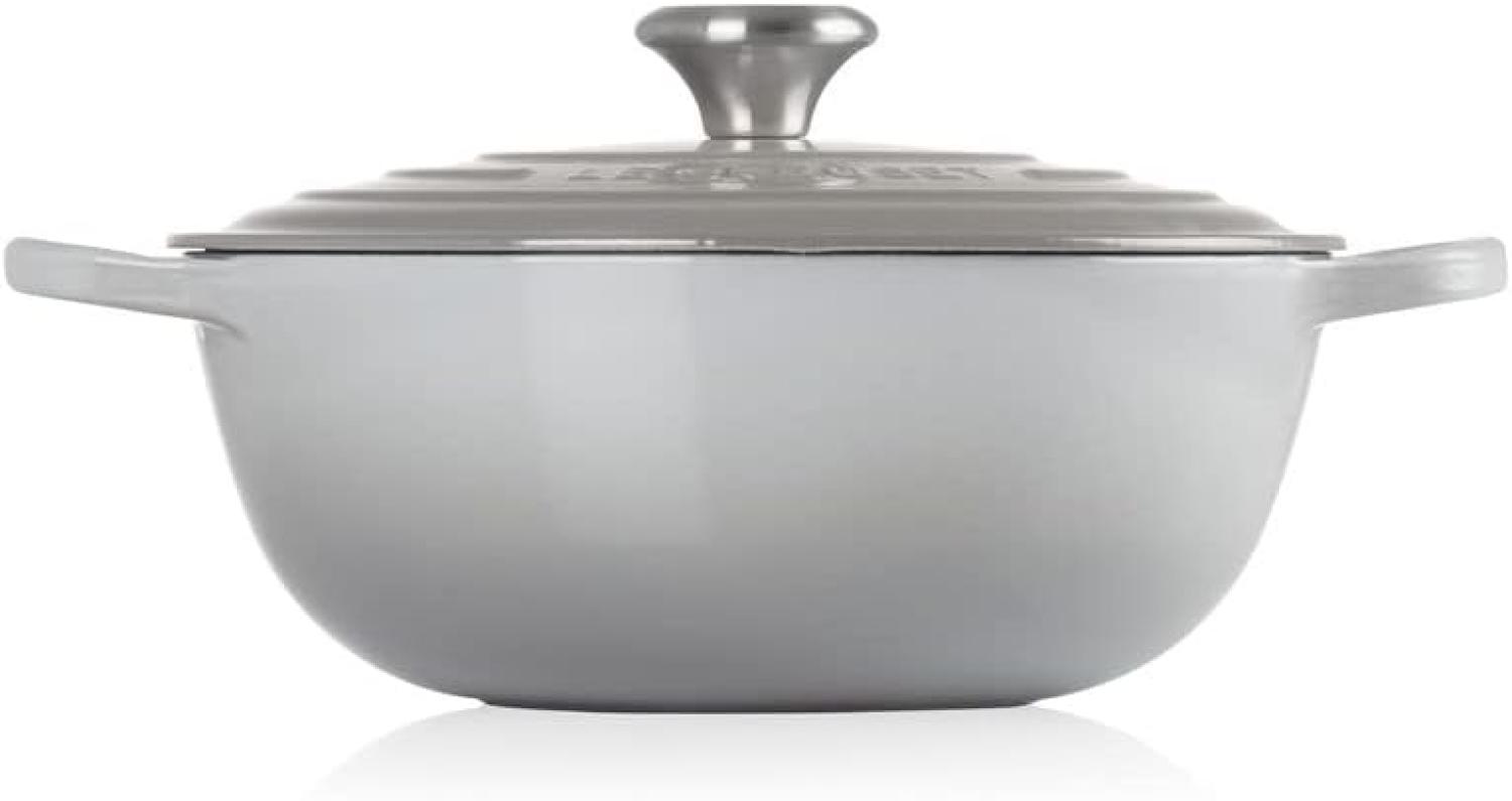 Le Creuset Gusseisen Signature La Marmite 26 cm cool perlgrau Bild 1