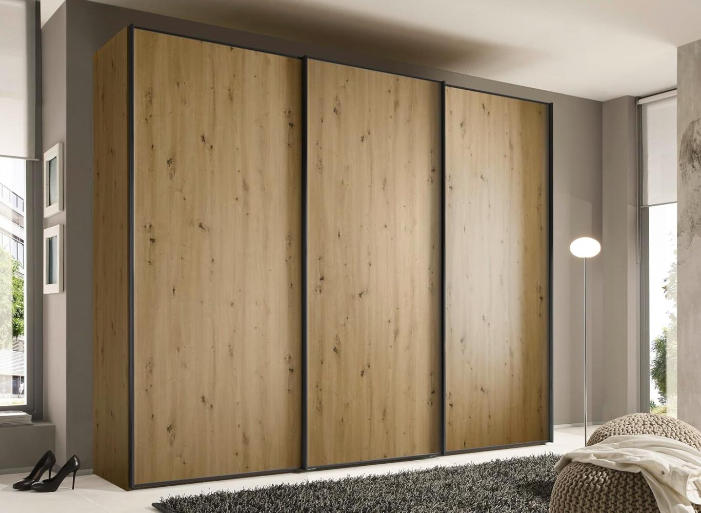 Staud Schwebetürenschrank, Holzwerkstoff, Artisan Eiche, 222cm / 280cm / 68 cm (H/B/T) Bild 1