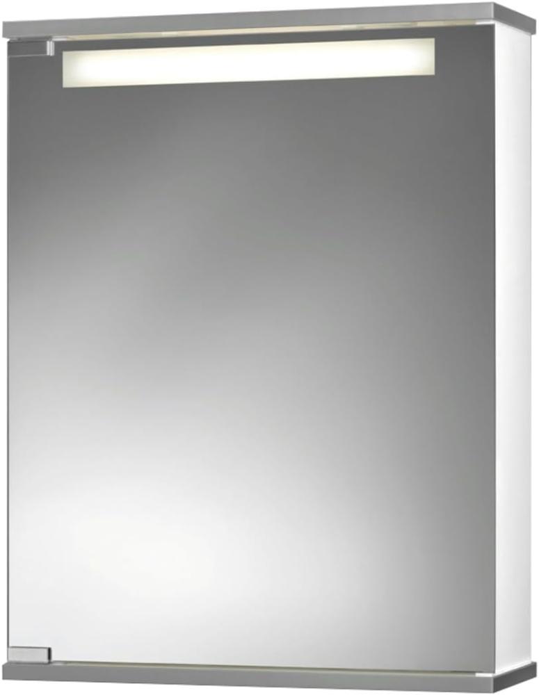 Jokey Spiegelschrank Cento mit LED Beleuchtung, Badezimmer Spiegelschrank 50 cm, inkl Steckdose, Lichtfarbe: neutralweiß Bild 1