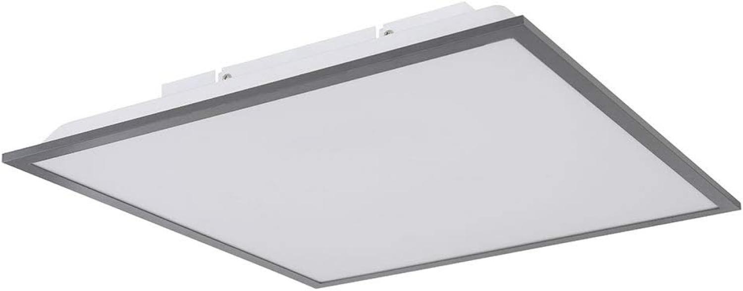 LED Deckenleuchte Aufbau Panel, Alu, weiß graphit, H 7,5 cm Bild 1