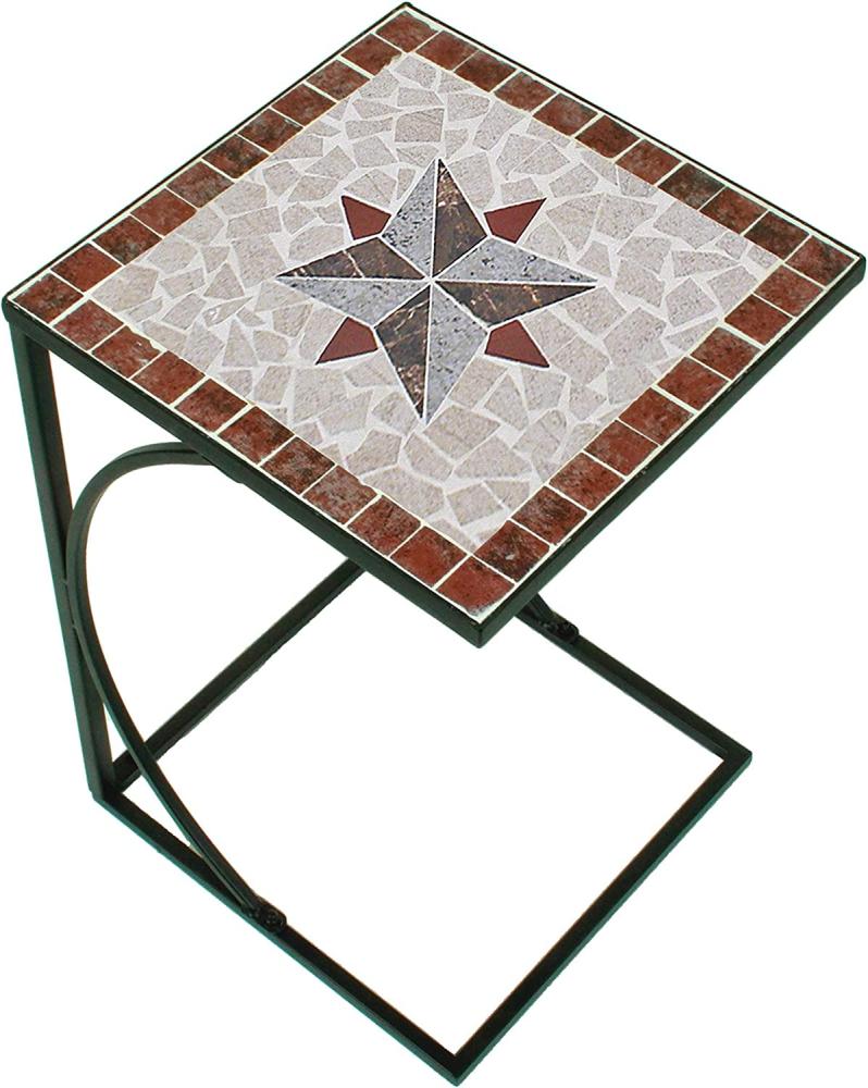 Beistelltisch AMARILLO Garten Gartentisch Outdoor Esstisch Tisch Möbel Mosaik Bild 1