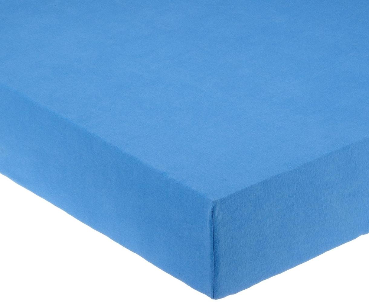 Pinolino Spannbettlaken Jersey blau,40x70/55x90cm Bild 1