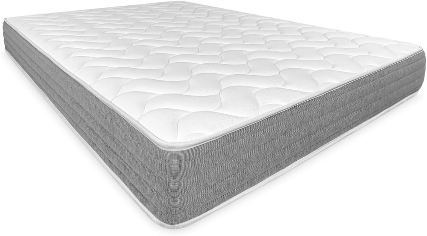 Dreaming Online Viscotec Reversible Memory Foam Matratze, Dicke 21cm, Anti-Staubmilben, antibakteriell und hypoallergen, Schaumstoff, Weiß, 105 x 190 cm Bild 1