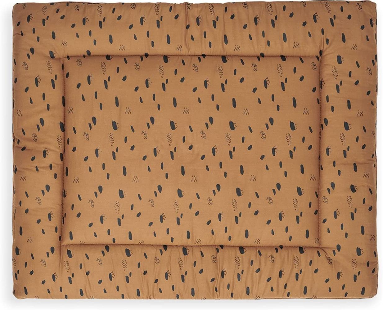 Jollein Krabbeldecke, Babydecke 80x100 cm Spot Caramel Bild 1