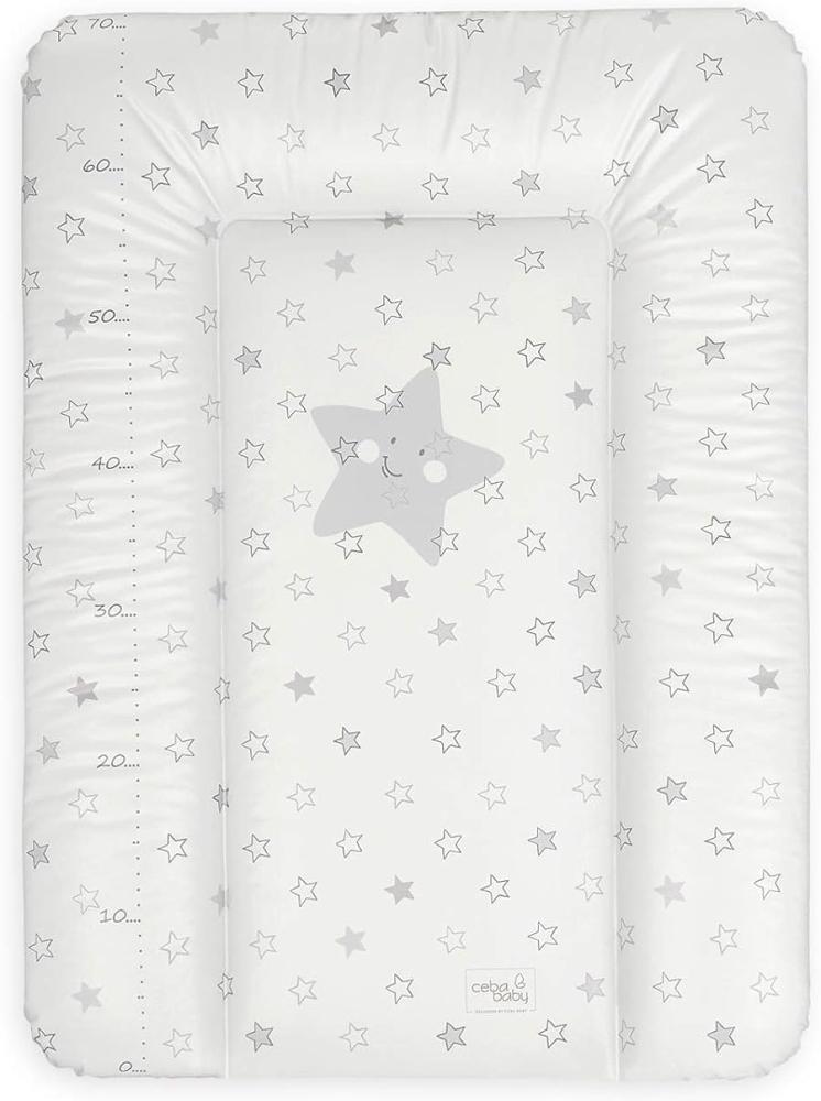 Babycalin Wickelauflage mit Sternen 50 x 70 cm weiß Bild 1