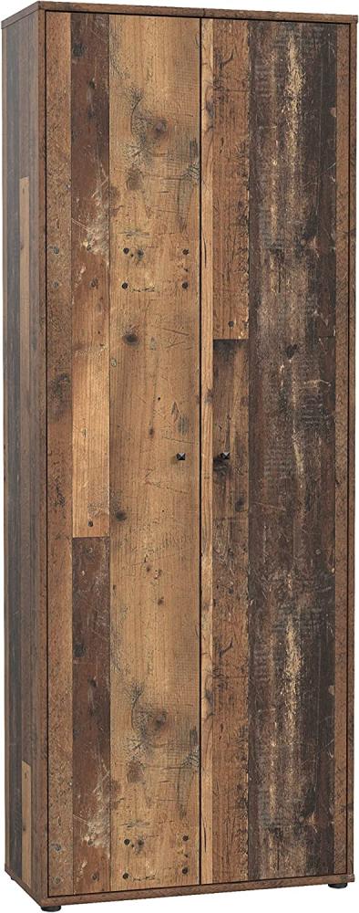 Forte TEMPRA 2 Schrank mit 2 Türen, Holzwerkstoff, Old – Wood Vintage, 73. 7 x 197. 5 x 34. 8 cm Bild 1